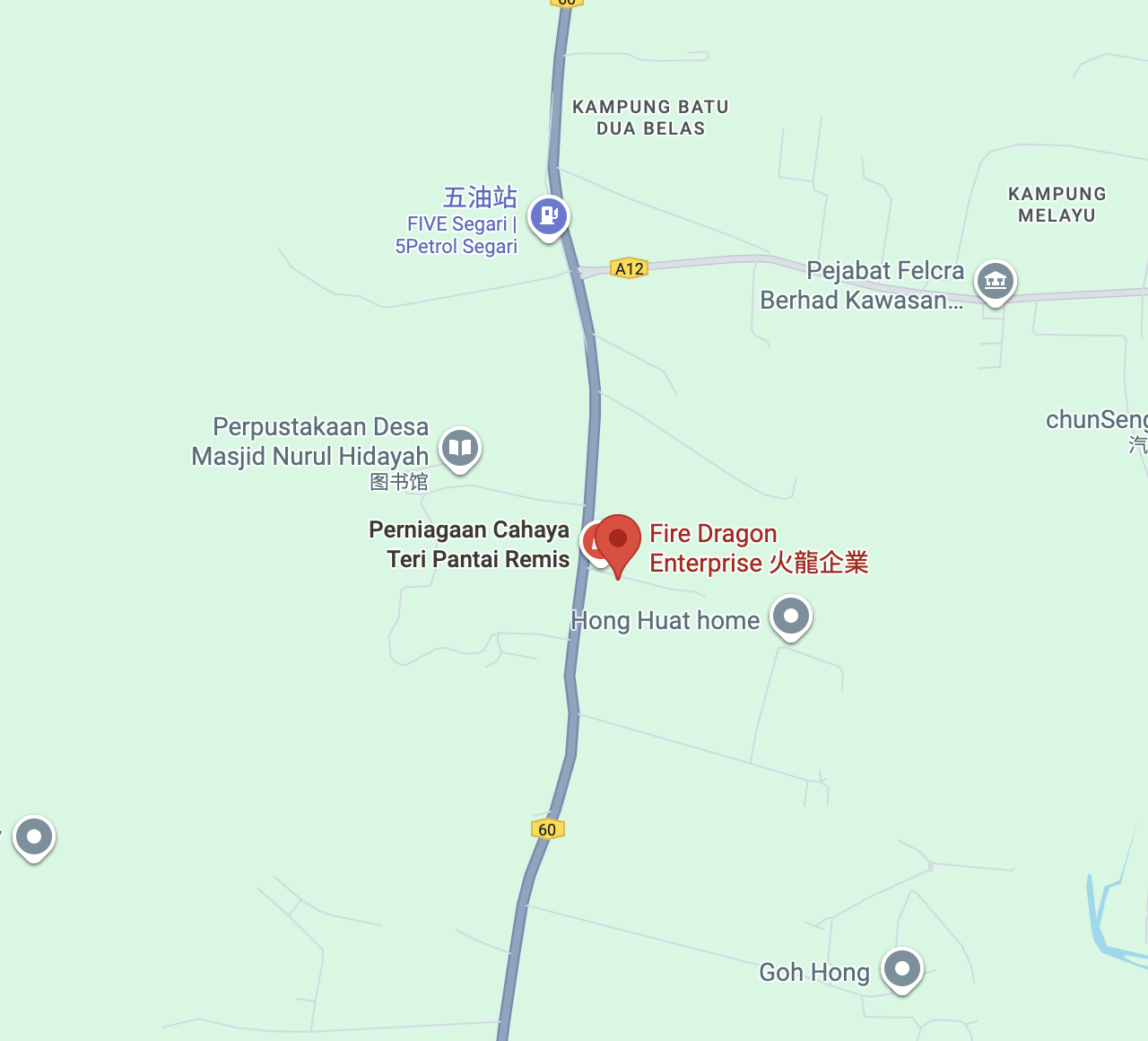 Fire Dragon Enterprise location map