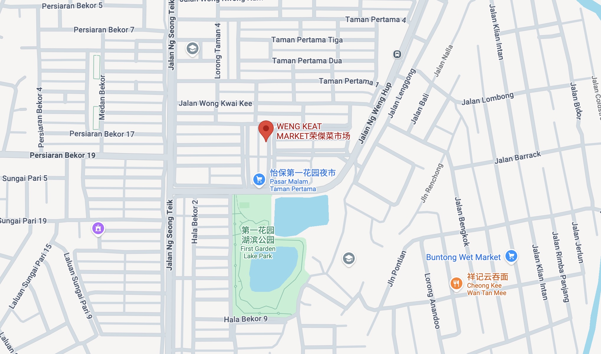 Weng Keat Marketing map